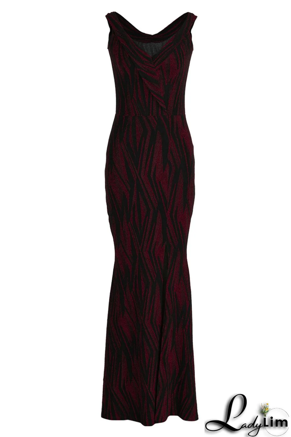 Gold Sexy Patchwork Off the Shoulder Off The Shoulder Dresses