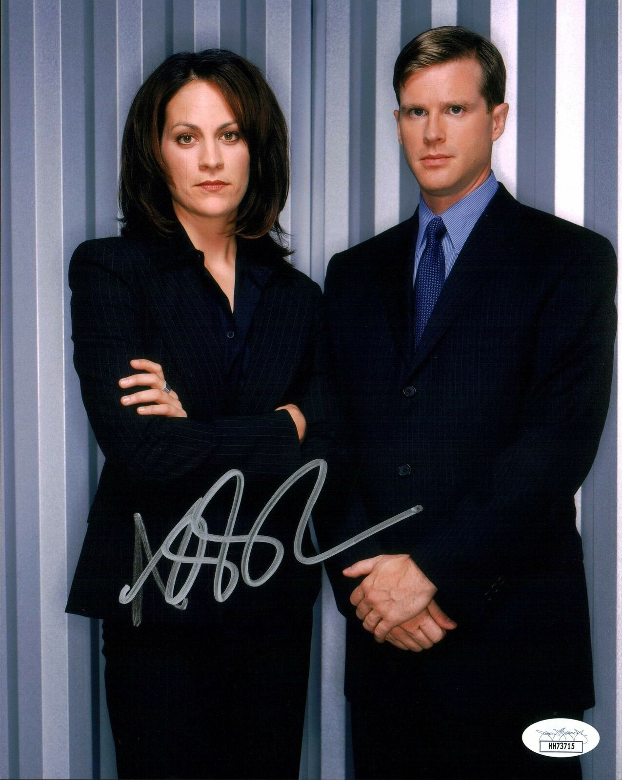 Annabeth Gish The X Files 8x10 Photo Poster painting Signed Autograph JSA Certified COA Auto