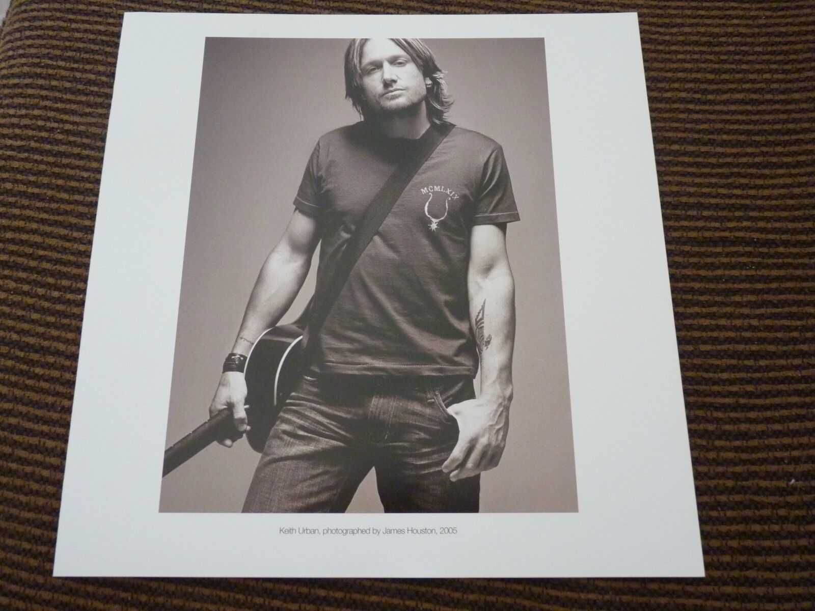 Single Page 2 Sided Keith Urban Debbie Harry Coffee Table Book Photo Poster painting