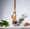 Handmade Hanging Car Fragrance Diffuser (Grapefruit & Mint) | Long-Lasting Car Air Freshener | Cute Refillable Accessory
