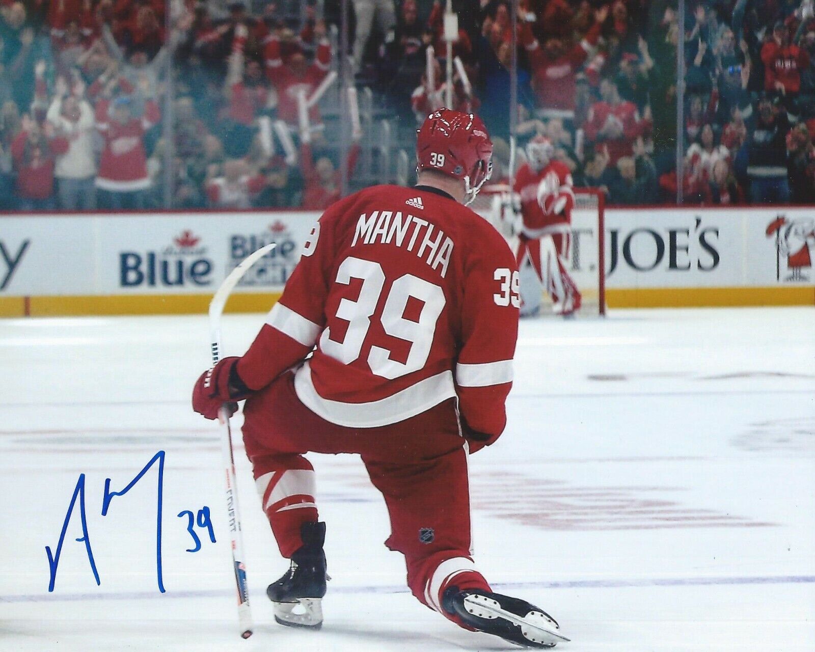 Anthony Mantha Signed 8x10 Photo Poster painting Detroit Red Wings Autographed COA B