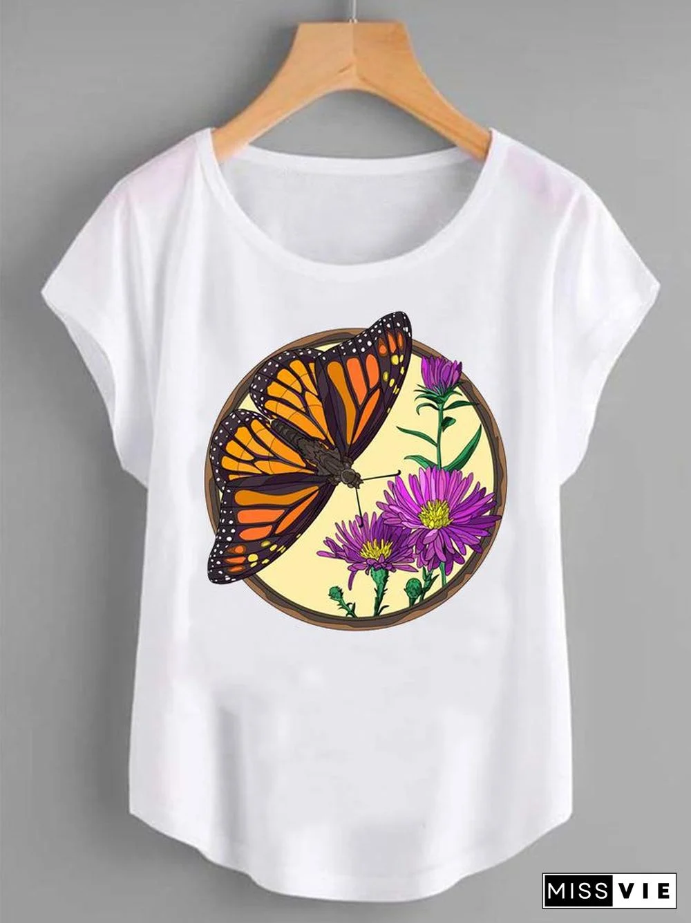 90S Love Heart Trend Graphic T Top Women Print Summer T-Shirts Clothing Fashion Shirt Female Short Sleeve Cartoon Tee T-Shirt