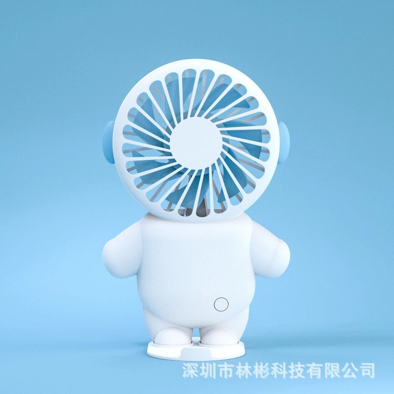 New Kitty Portable Mini Small Fan Student Handheld Small Fan Internet Celebrity Desktop USB Pocket Electric Fan