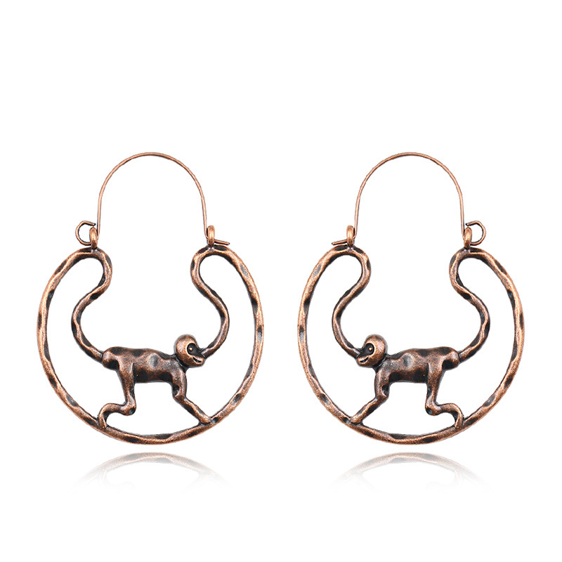 Women's Bohemian Court Hollow U-shaped Earrings