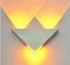 Modern Led Wall Lamp 3W Aluminum Body Triangle Wall Light For Bedroom ...
