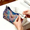 Shining Butterfly DIY PULeather Diamond Painting Tissue Box for Adults Beginners Gem Art Painting Napkin Holder for Living Room Bedroom Bathroom Table Decor
