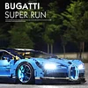 1:14 Bugatti Remote Control Sports Car Building Blocks Cyberpunk Assembly Model