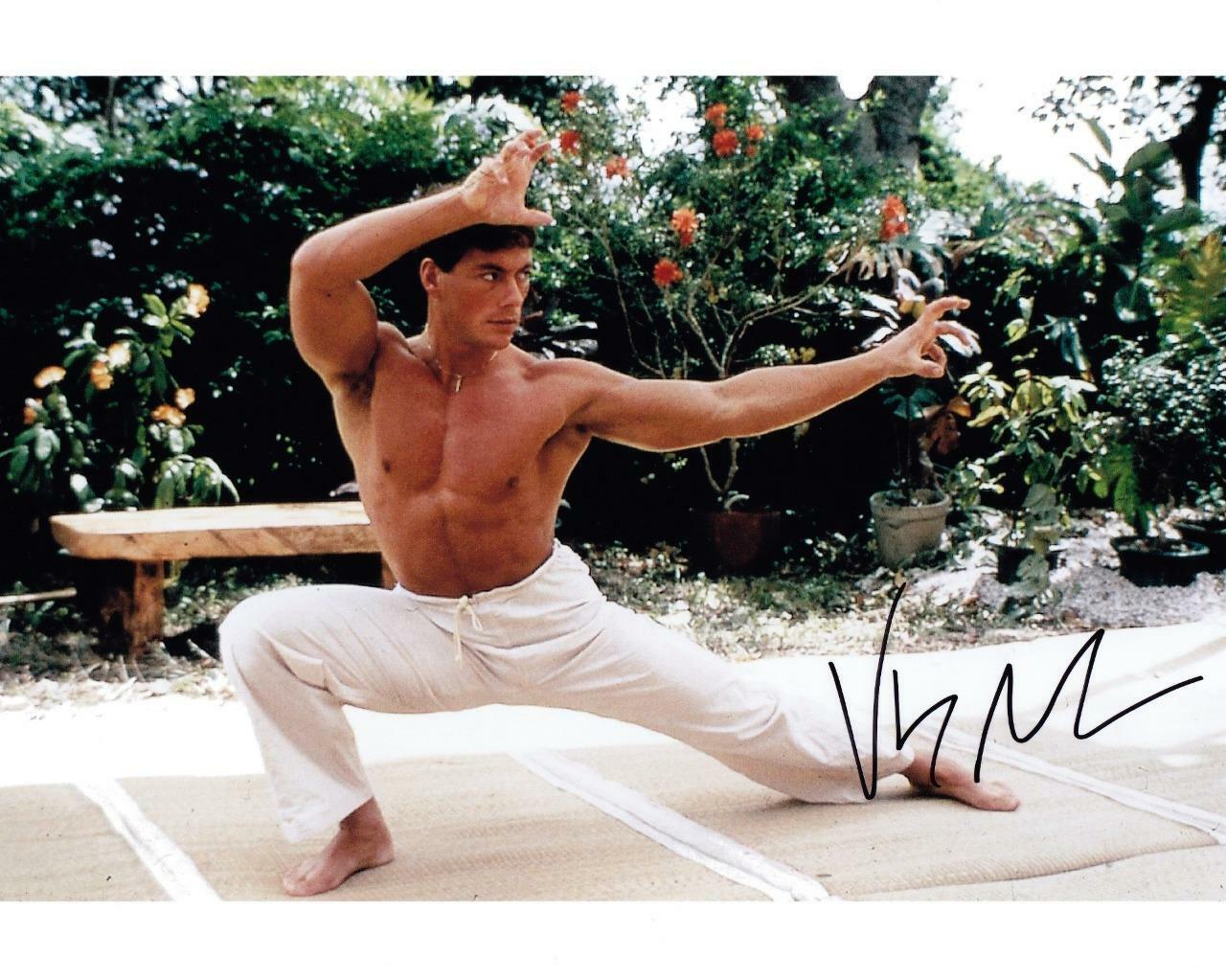 Bloodsport Jean Claude Van Damme SIGNED AUTOGRAPHED 10 X 8