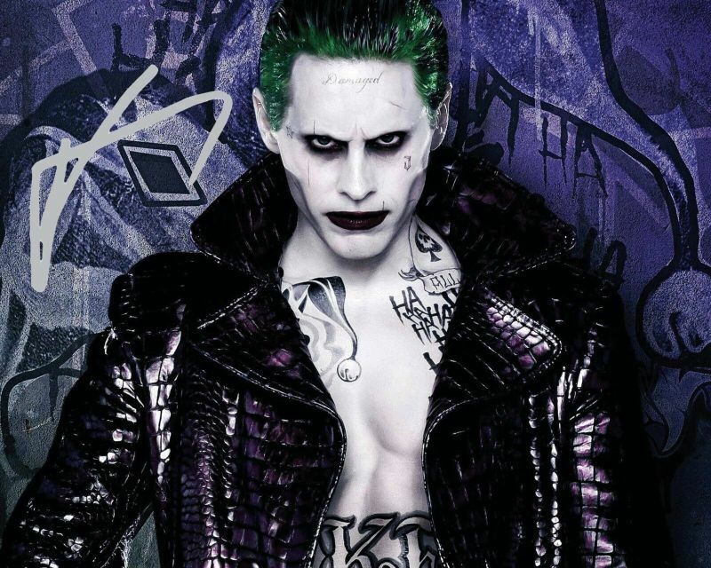 Jared Leto - The Joker Autograph Signed Photo Poster painting Print