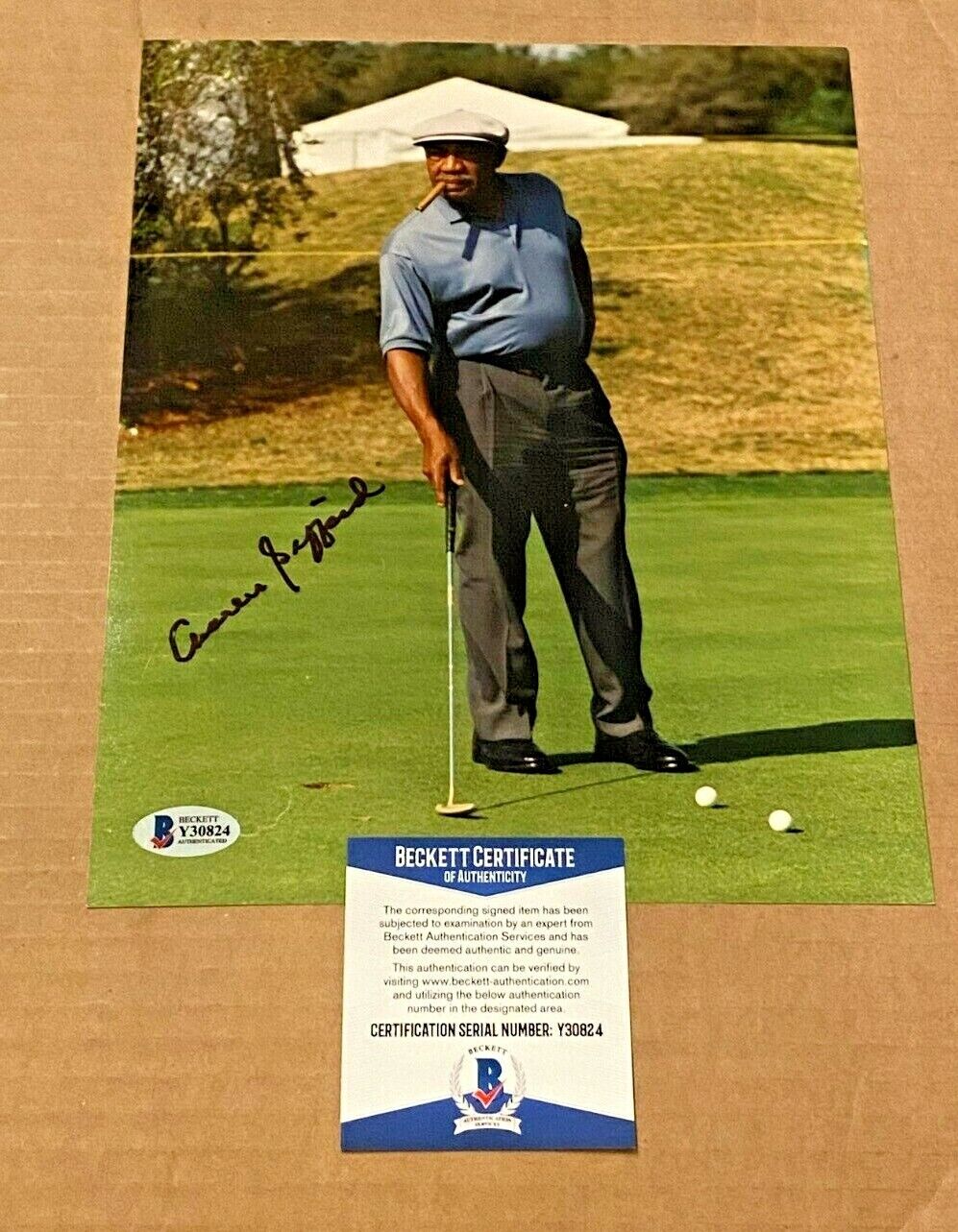 CHARLES SIFFORD SIGNED PGA 8X10 GOLF Photo Poster painting BECKETT CERTIFIED