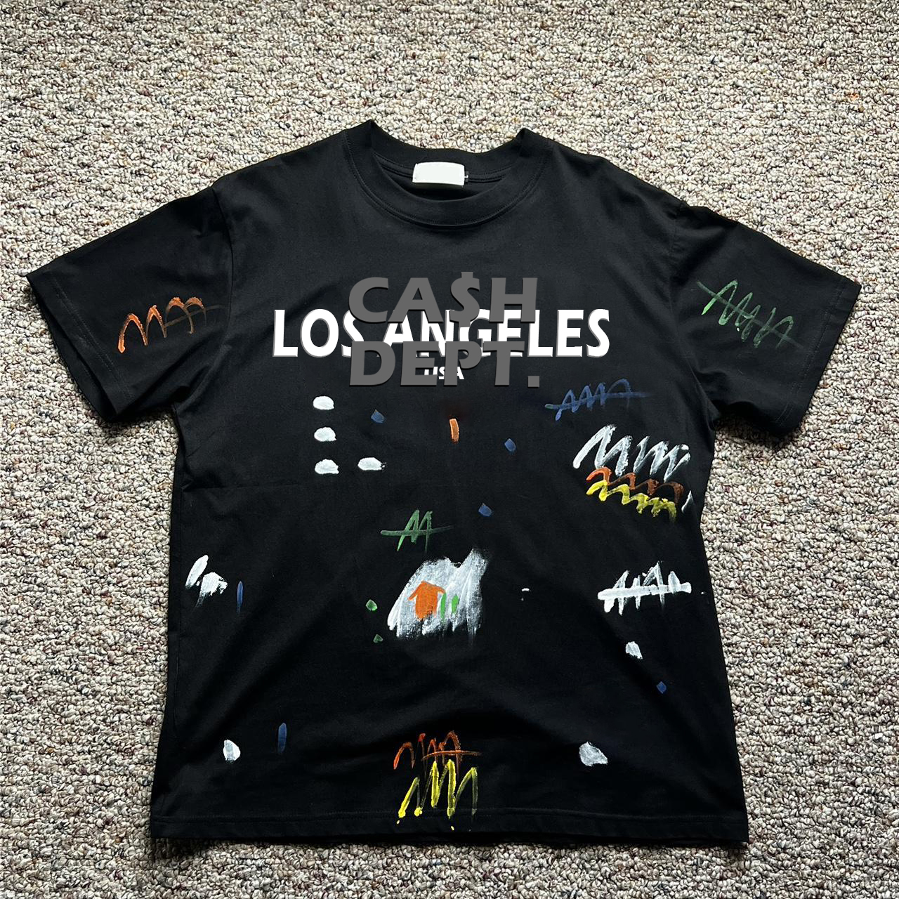 Men's Cash Dept Art Graphic 100% Cotton T-shirt - Sopula｜Premium Graphic Tees & Graphic Clothing