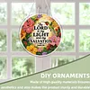 Diamond Painting Acrylic Single-Sided Drill Hummingbird Bible Verse Sign Pendant for Home Decor