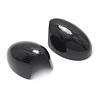 2pcs Black Rear-View Caps Car Accessories for Mini Cooper R50 R53 R52 00-08 Year