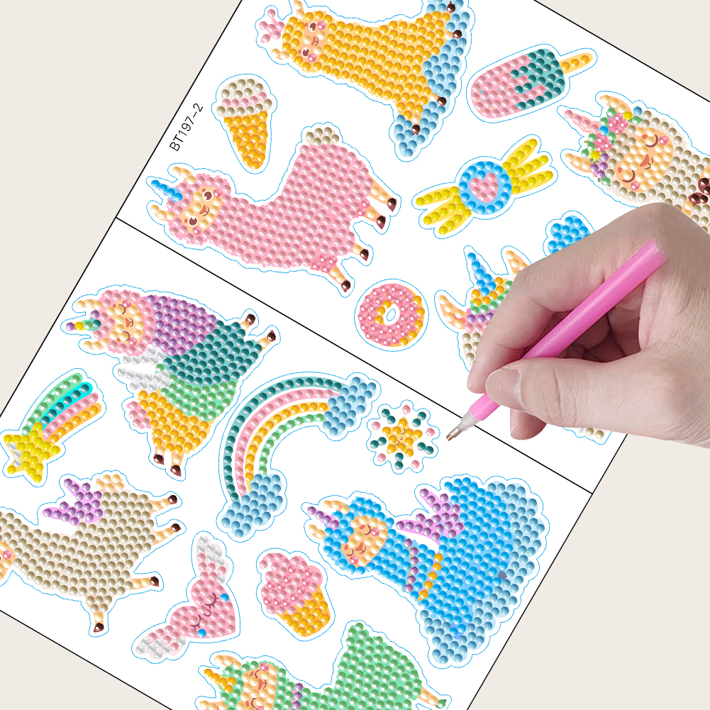 DIY Diamond Painting Kits Creative Diamond Stickers Gift for Kids