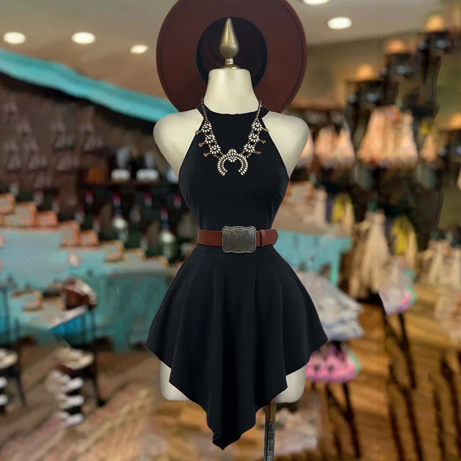 Elegant Solid Color Skirt