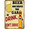 [US Local Warehouse]3PCS Beer Word - Vintage Metal Signs Set - 30*40cm