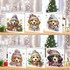 6pcs DIY Hund Diamant Kunst Grußkarten für Urlaub Segen & Geschenkkarten