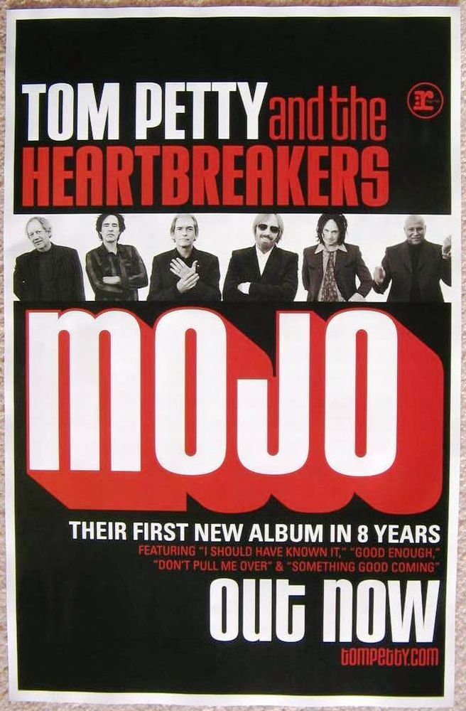 TOM PETTY Album POSTER Heartbreakers Mojo 2-Sided 11x17