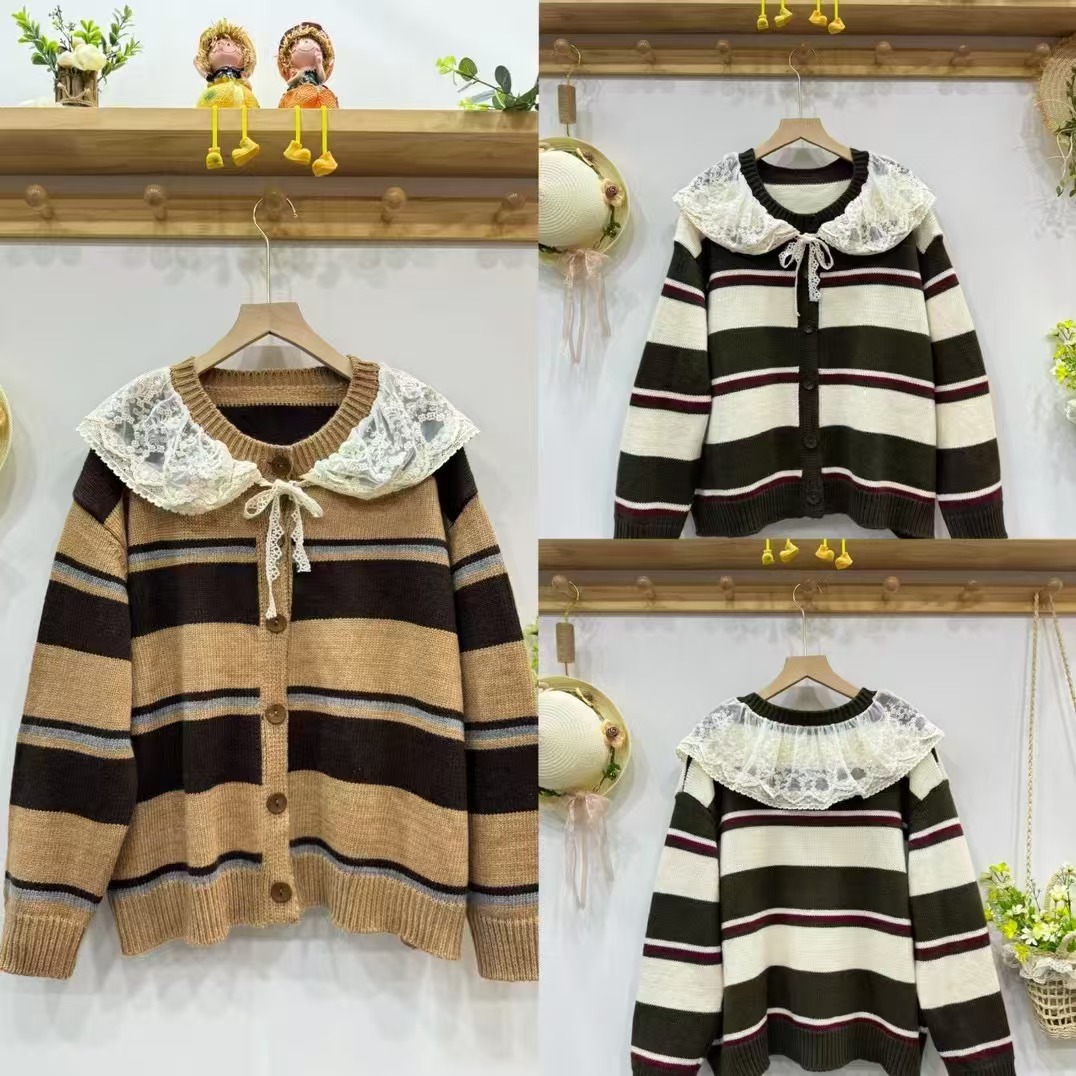 Chicfifth Sweater Women Winter Long Sleeve High Quality Autumn Vintage Top Knitted Cardigan