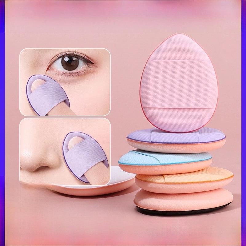 Finger Powder Puff Thumb Air Cushion Mini Version Makeup Sponge Dry And Wet Dual-purpose Foundation Liquid Does Not Eat Powder Fingertip Powder Puff