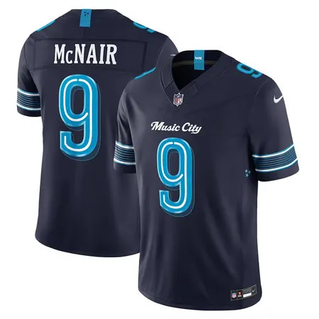 Men's Tennessee Titans #9 Steve McNair Navy 2026 Rivalries Collection Vapor F.U.S.E. Limited Jersey