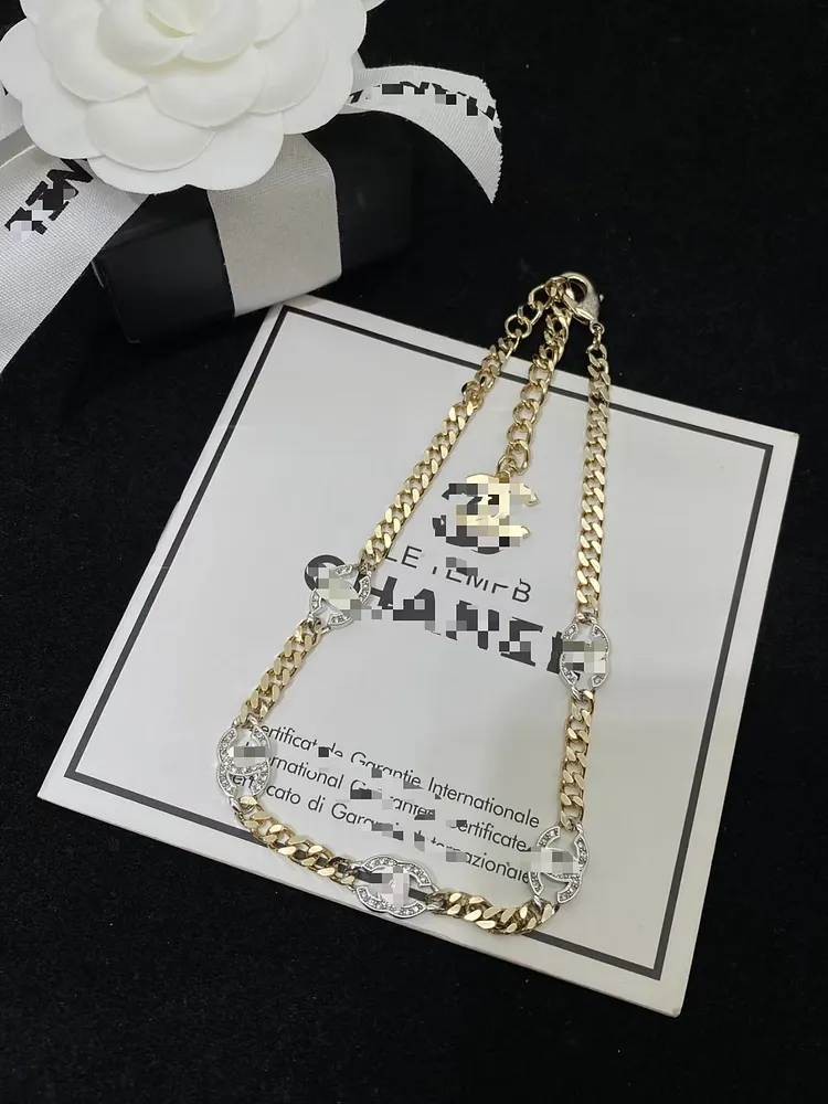 2026 New High Quality Fine Anniversary Jewelry Sets Charm Silver Round Crystal Luxury Women's Gold Tassel  Necklace 