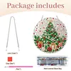 Christmas Decoration Tree 2D Flat DIY Diamond Painting Pendant 9.84x9.84in