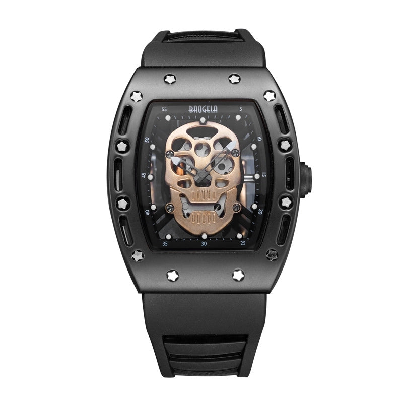 Fashion Skull Buckle Quartz Men’s Watches