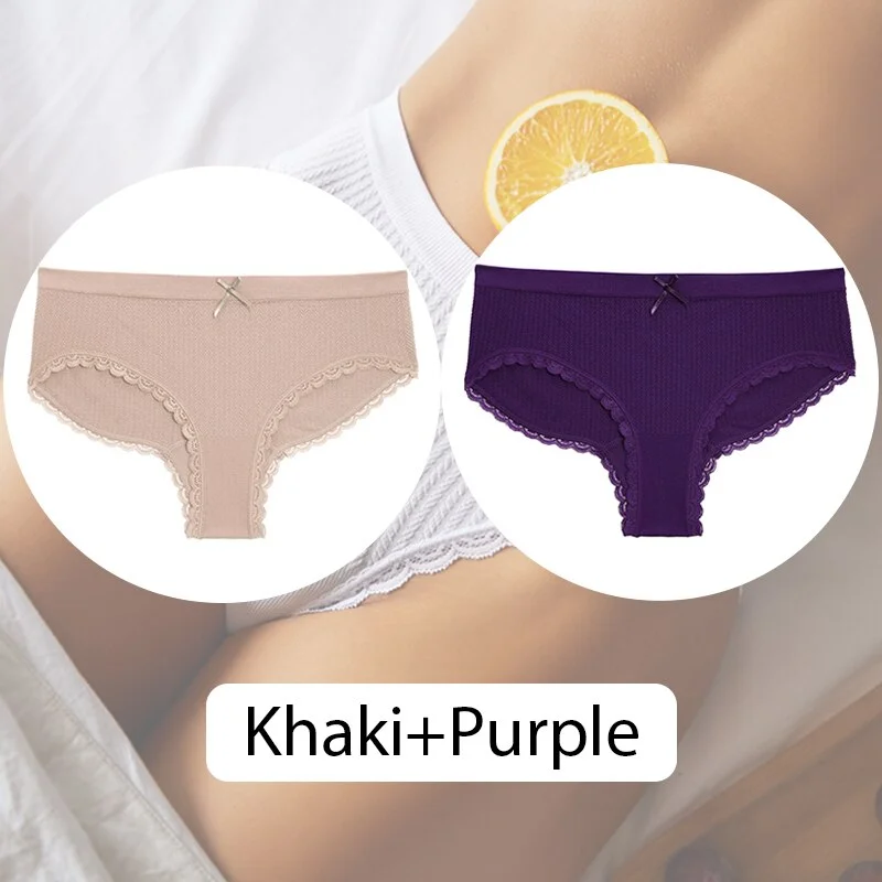 FINETOO Women Seamless Briefs 3D Jacquard Panties Low Waist Bow Underwear M-2XL Female Underpants Soft Ladies Panty Lingerie New