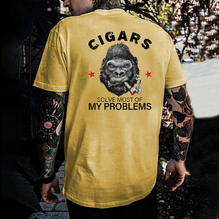 Cigars Solve Most Of My Problems T-shirt