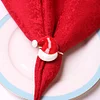 Red White Christmas Hat Catering Napkin Ring