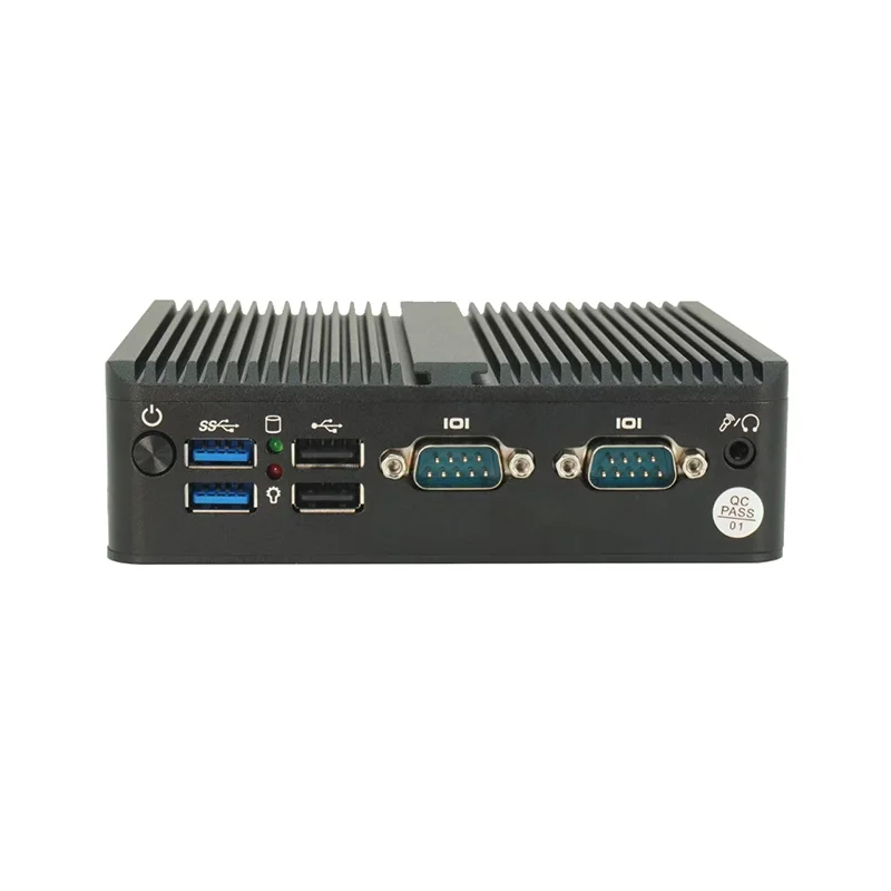 Intel 12th Gen Quad Core N100 Computer 8G DDR5 256G Nvme with Dual Lan Mini PC Linux Din Rail Vesa  2xRS485 COM Mini Host