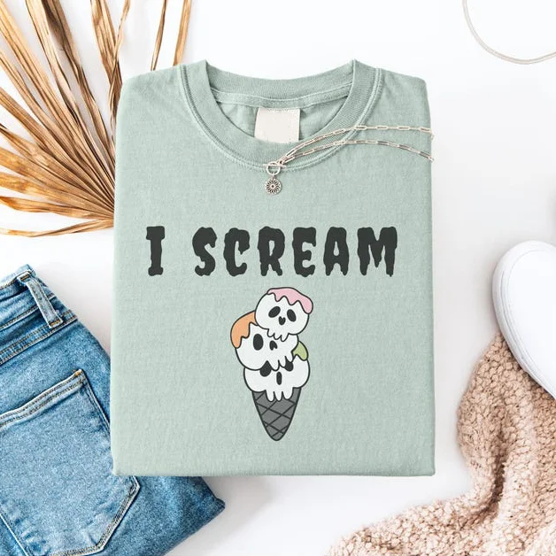 Utbros Summerween Ice Cream Skeleton T-shirt