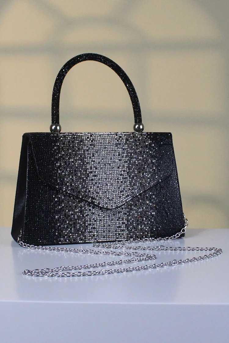 Evening Glitter Rhinestone Embellished Square Clutches Bags 2024 - Xpluswear