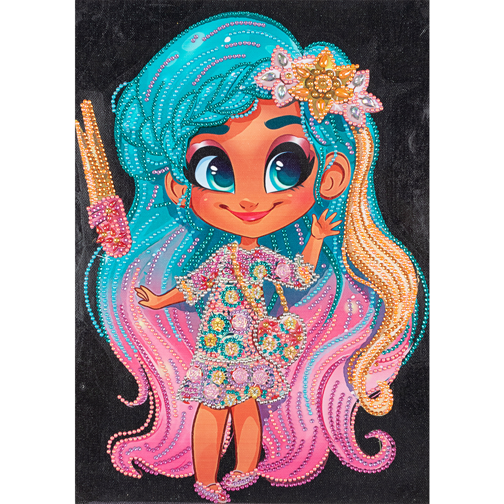 

Girl - Special Shaped Diamond Painting - 30*40CM, 501 Original