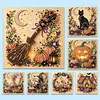 Halloween Bead Art DIY Pearl Painting Kit with Frame 20x20cm