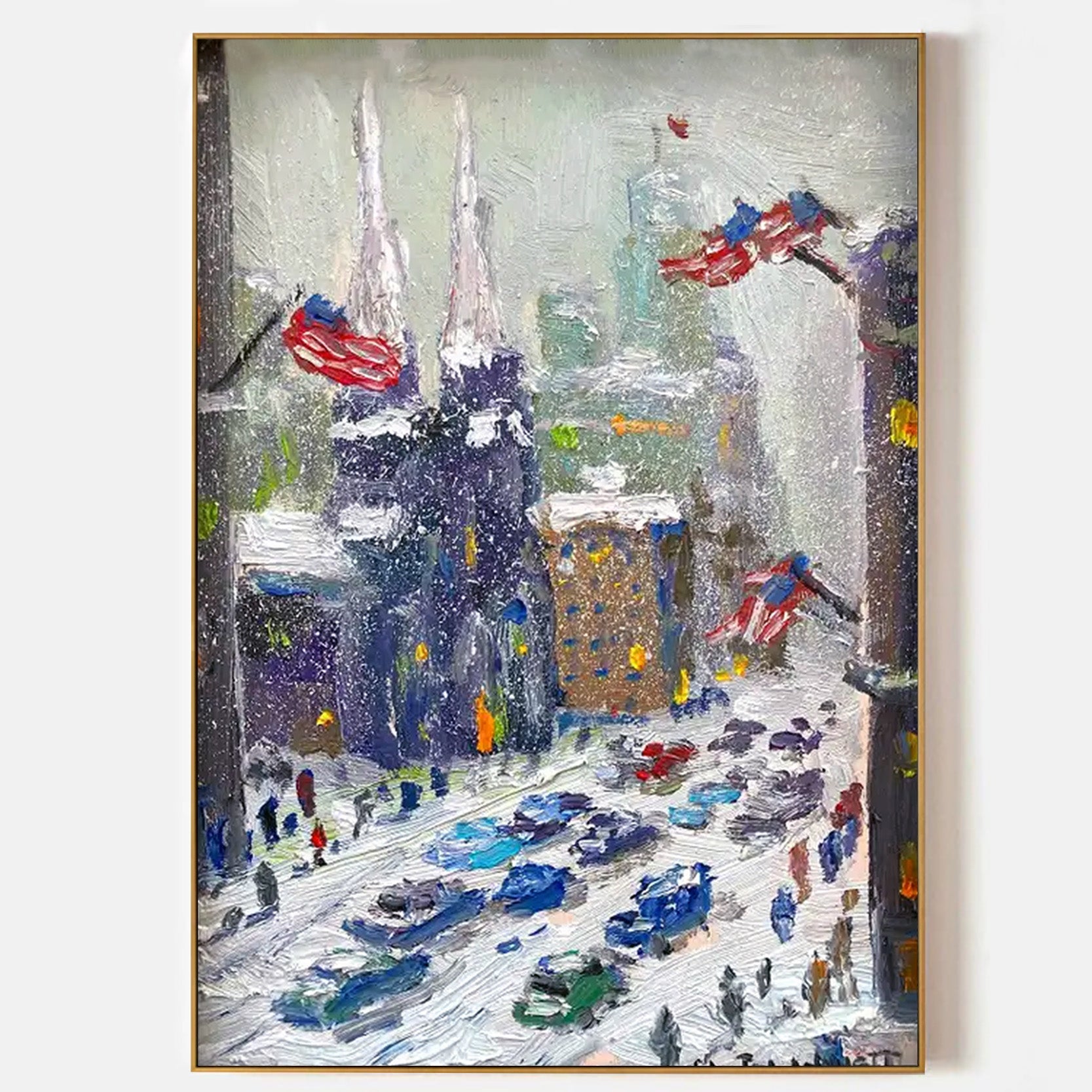 Arabelart AR370 Old Trinity Winter - Hand-painted oil painting - Home decoration