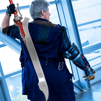Vorwind Devil May CryコスプレプロップSparda Force Edge Gold (ヴォーウィンドデビルメイクライコスプレプロップスパーダフォースエッジ・ゴールド) Dante sparda cos.