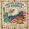 Eagle Liberty Torch-18CT Stamped Cross Stitch 30*30cm tapestrymarket