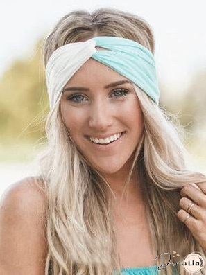 Contrast Color Hair Band Accessories