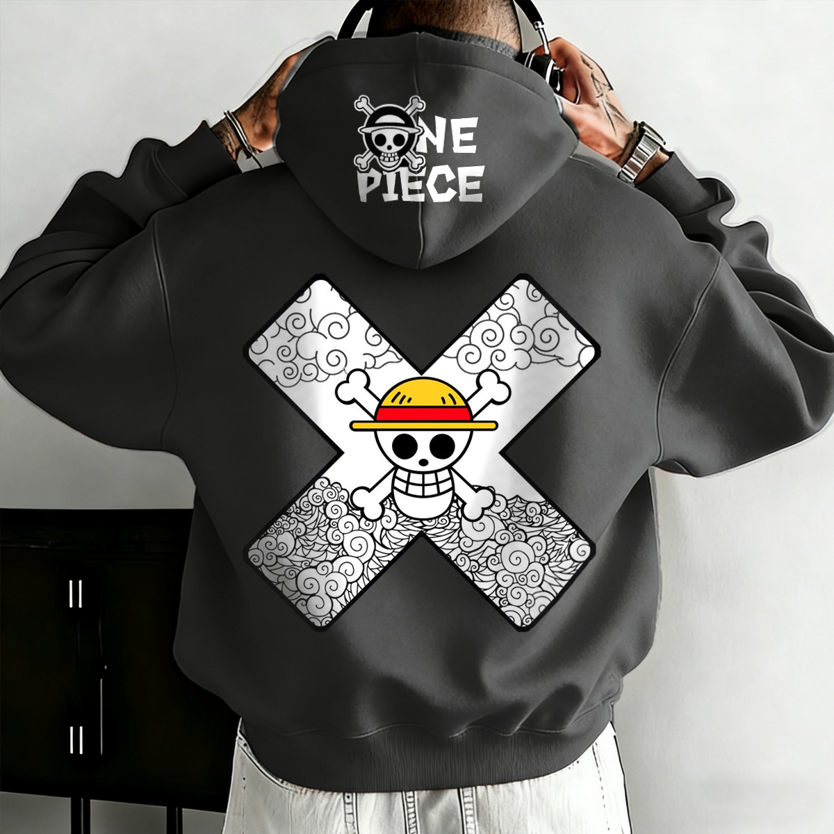 Inspired Hoodie with Iconic Jolly Roger Design