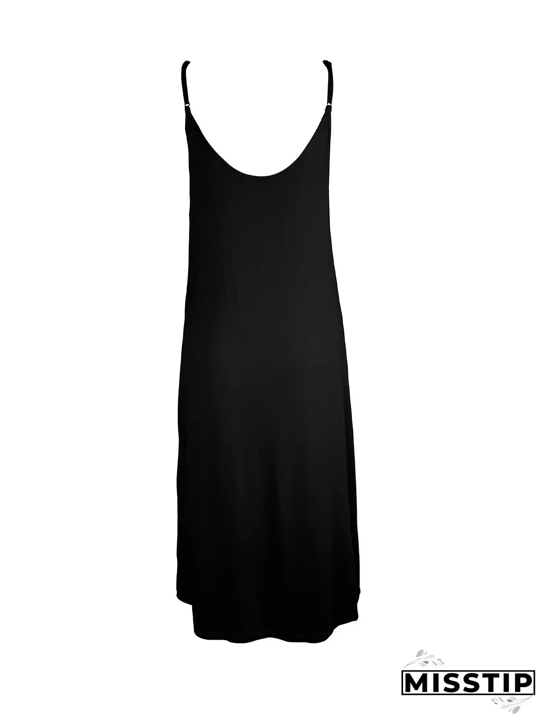 Intriguing UFO and mysterious figures graphic print spaghetti strap dress casual