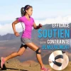 1 Paire Support de rotule genouill&egrave;res &eacute;lastiques pressuris&eacute;es stables genouill&egrave;res de sport de fitness