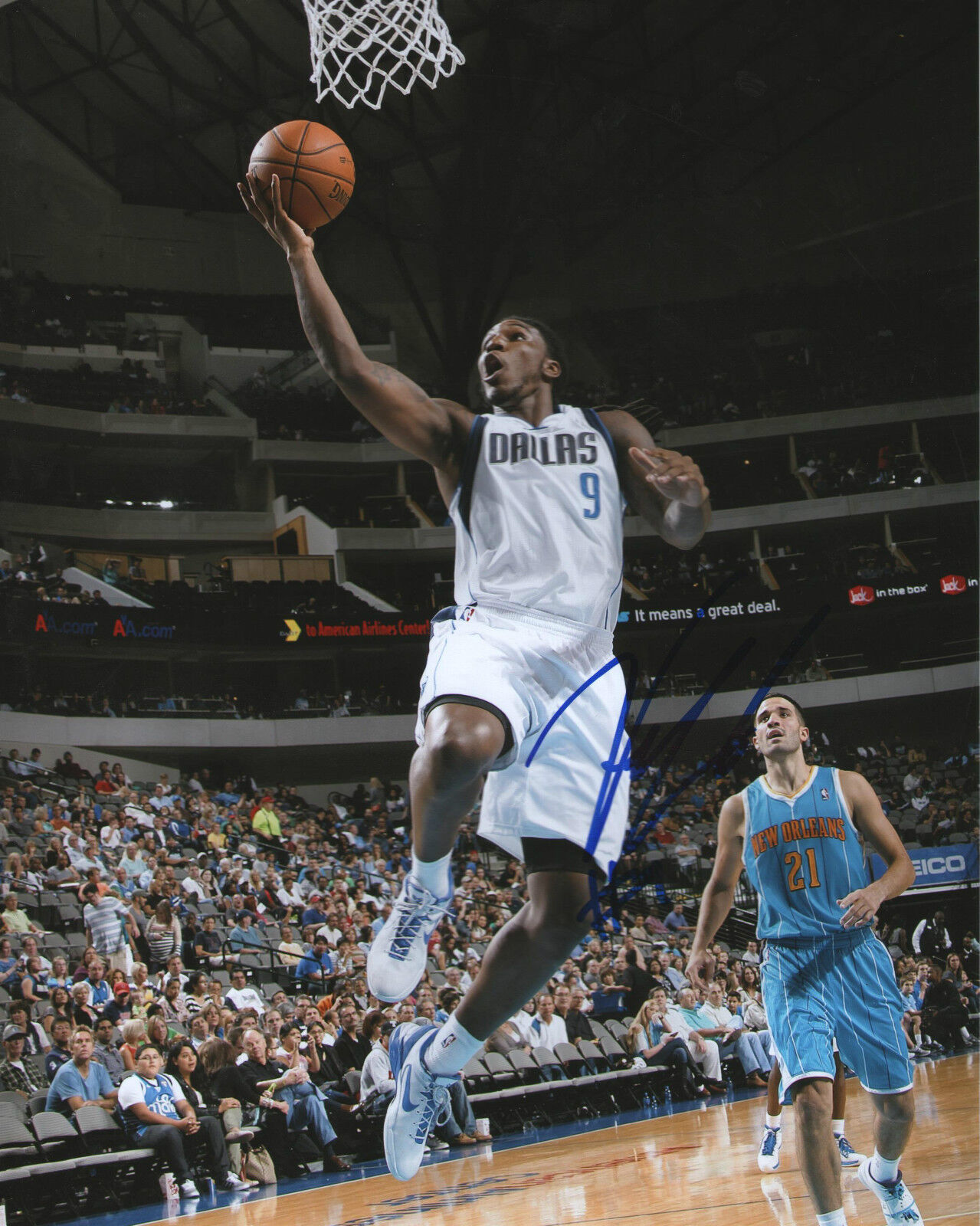 Jae Crowder *DALLAS MAVERICKS* Signed 8x10 Photo Poster painting J2 COA GFA