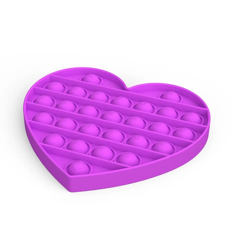 Push Pop Bubble Sensory Fidget Toy---Heart