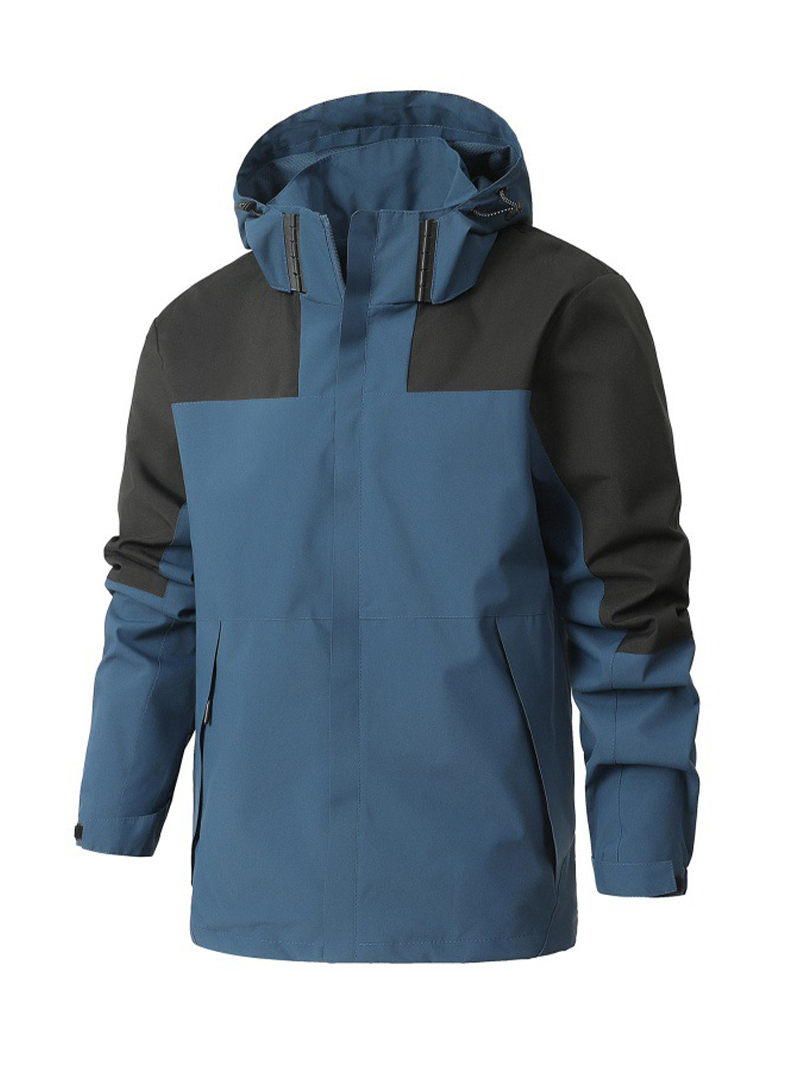 Men's Loose Colorblock Breathable Jacket