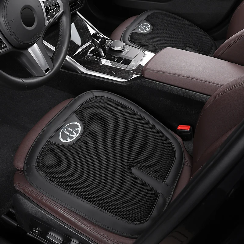 ✨Spring Sale✨Summer Comfortable Leather Ice Silk Mosaic Car Seat Cushion