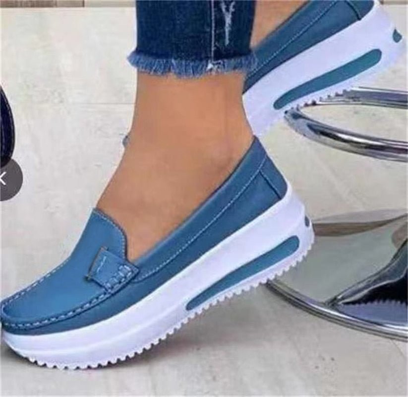 Women Shoes 2021 Autumn New Arrival Plus Size Platform Sneakers Women Casual Shoes Women Vulcanized Shoes Loafers Zapatos Mujer