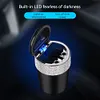 Car Ashtray with Lid Auto Ashtray Double Hole Flip Ashtray for Car Travel Agency