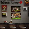 2PCS Dogs Playing Pool - Metal Tin Signs Set(8*12Inch/12*16Inch) - Animal